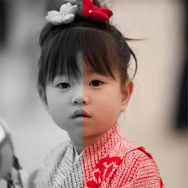 白黒写真をカラー化